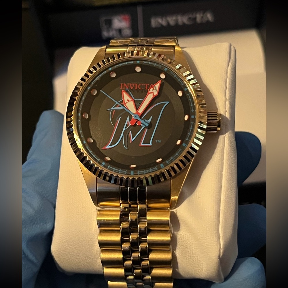 Miami Marlins invicta Mens watch new with box